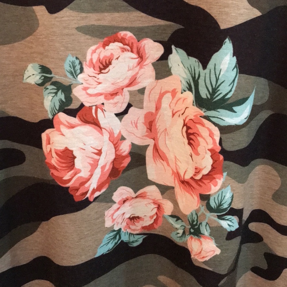 Floral Camo Dress : Plus - Picture 4 of 15